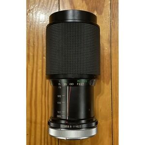 Vivitar 75-205mm 1:38 Close Focusing Auto Zoom Lens Canon Mount No. 22243376